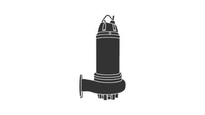 Pictograma de bomba sumergible para efluentes